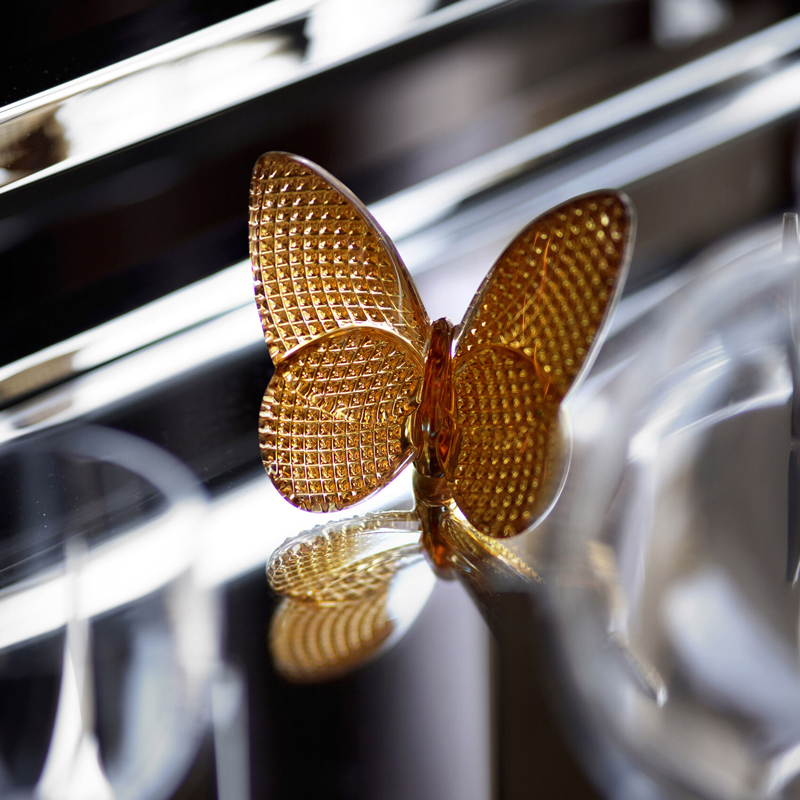 Baccarat Papillon Lucky Diamond Butterfly, Gold