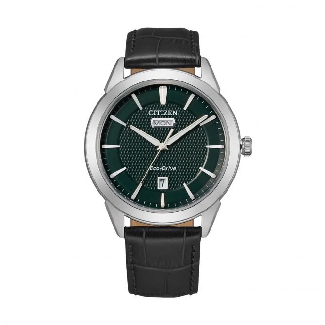Citizen men's 2025 watch green face