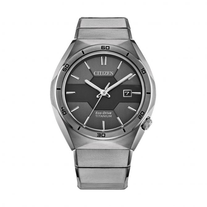 Citizen Super Titanium Armor 41mm Men's Watch, Grey Dial