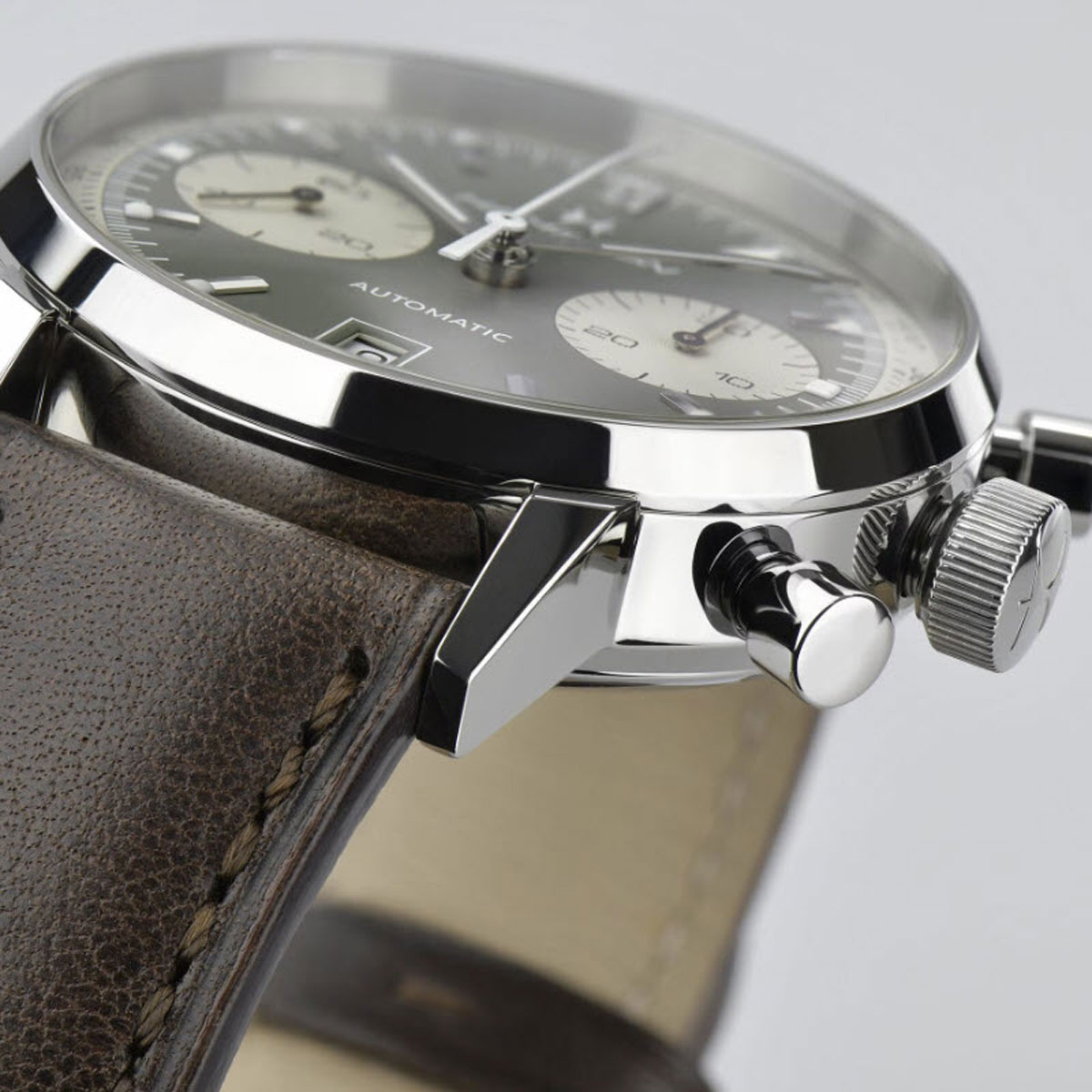 Hamilton American Classic Intra-Matic Automatic Chronograph 40mm Watch, Green Panda Dial
