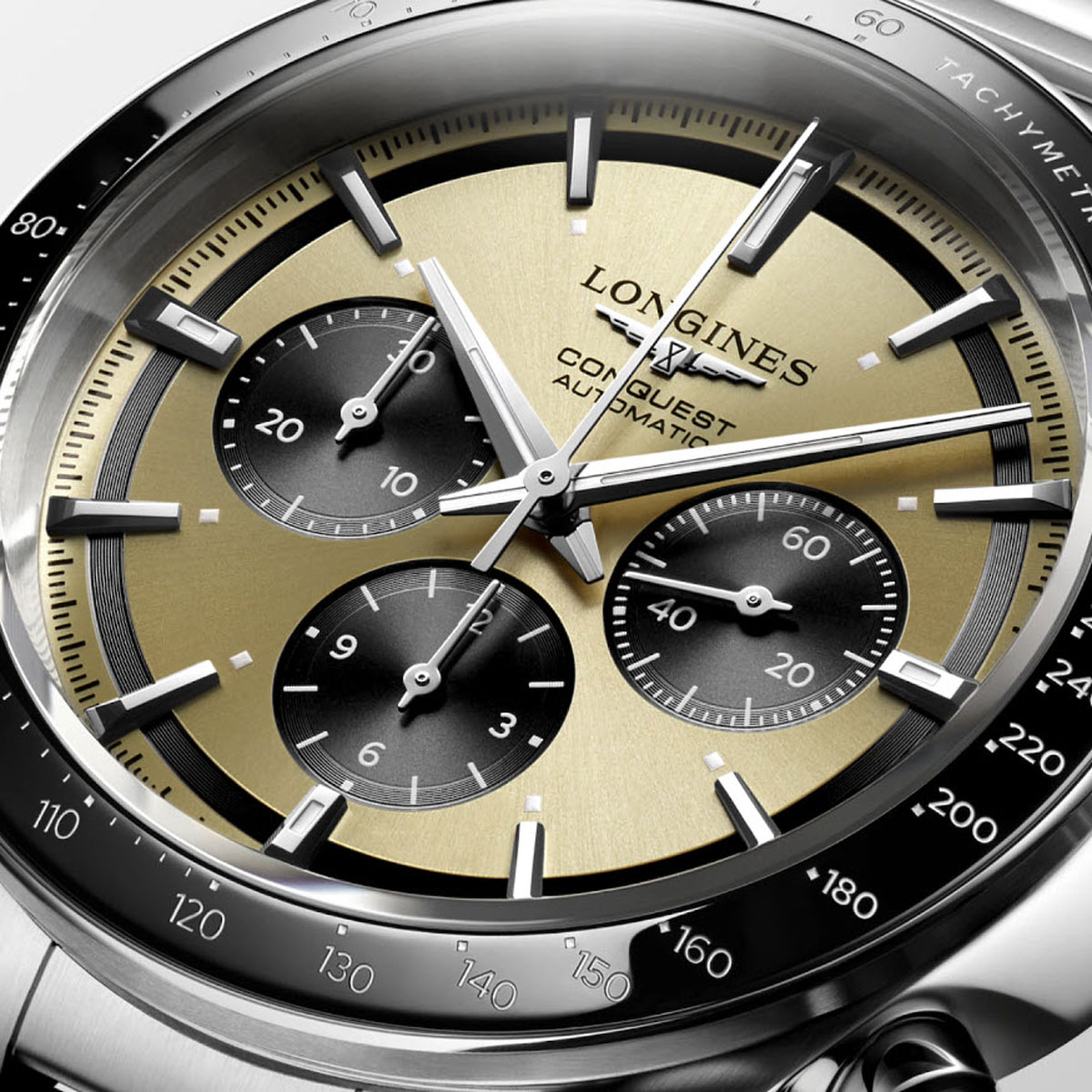 Longines Conquest 42mm Men's Watch, Sunray Brown