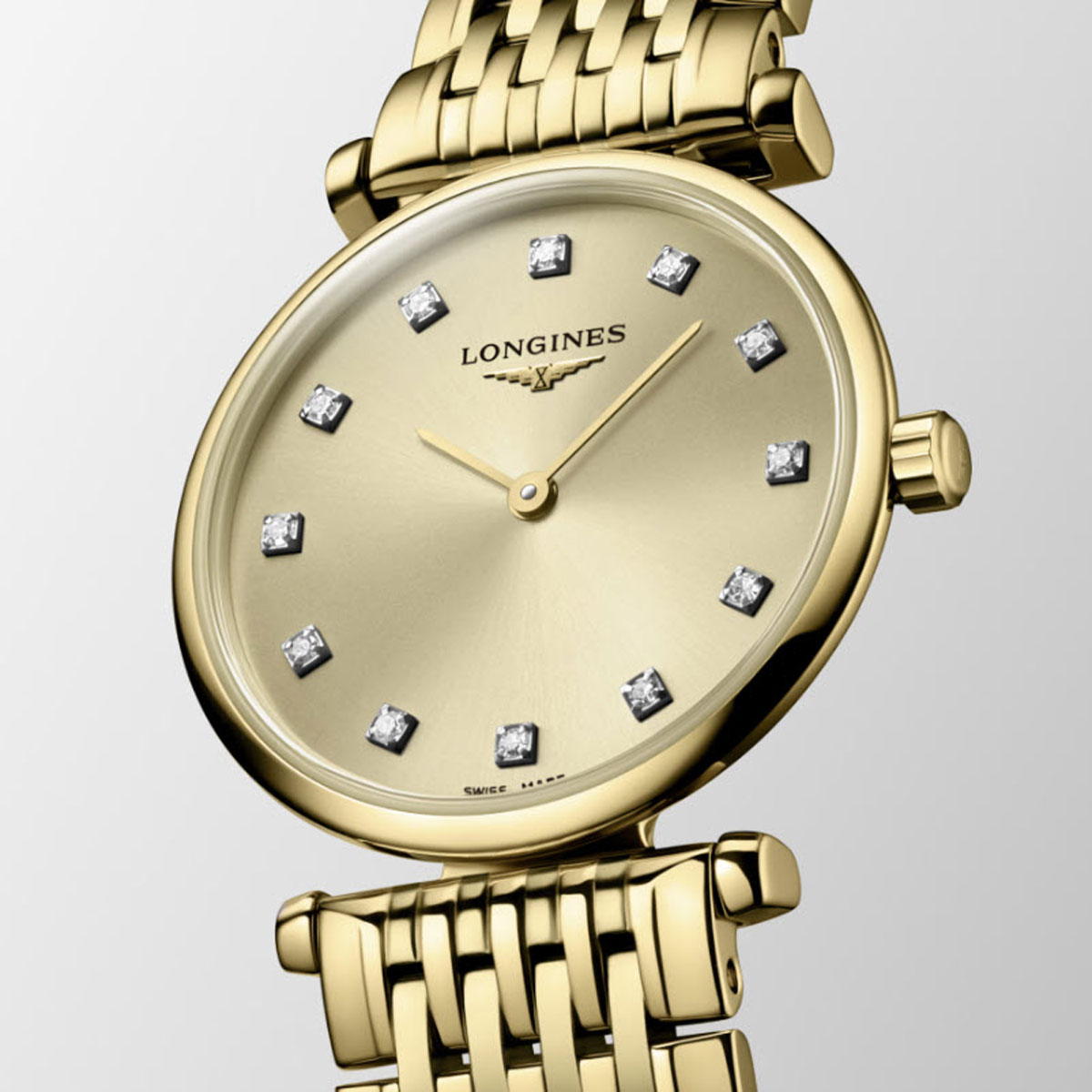 Longines La Grande Classique 24mm Women's Watch, Golden Dial