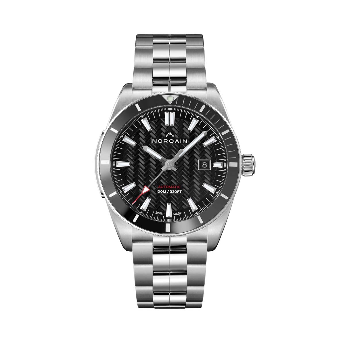 Norqain Adventure Sport 42mm Men's Watch, Black Pattern Dial