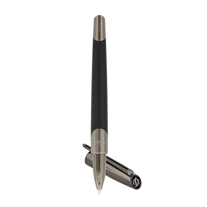 S.T. Dupont Defi Millennium Rollerball Pen, Gunmetal and Matte Black