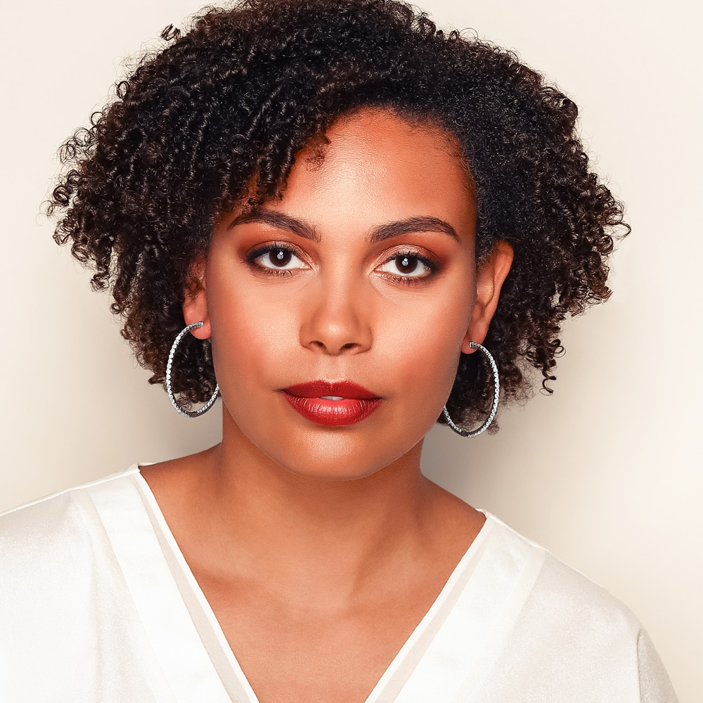 Diamond Inside Out Hoop Earrings in White Gold, 7.00 cttw