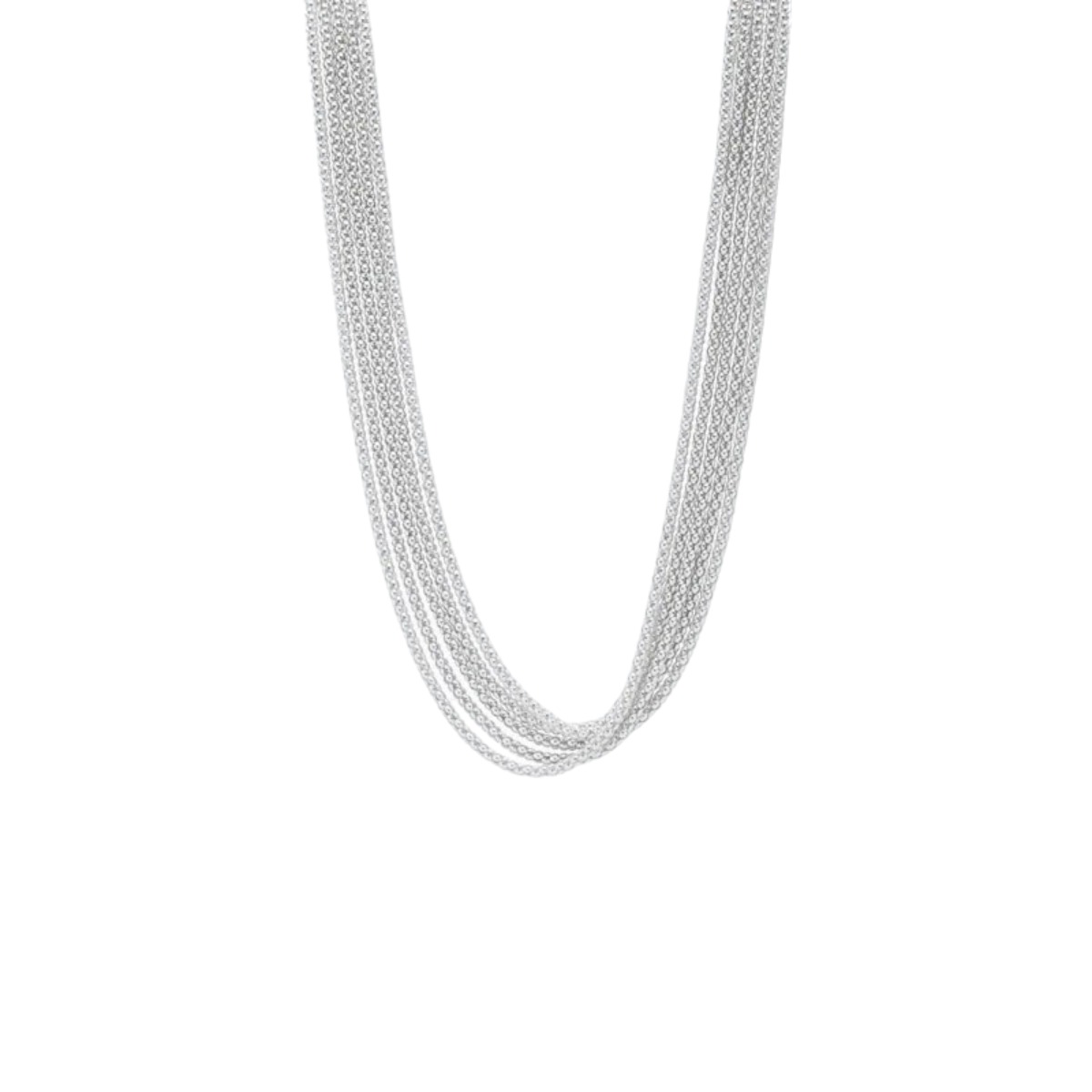 TANE Mexico 1942 Emilia Sterling Silver Multiple Strand Necklace