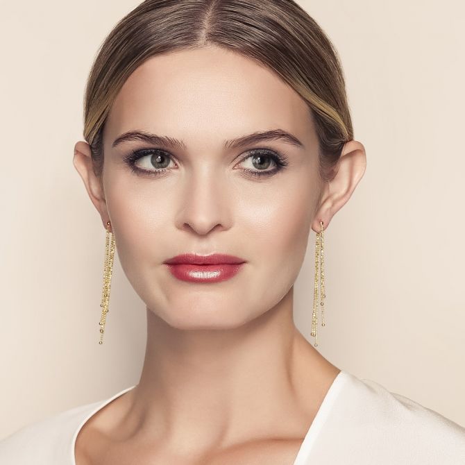 【LAZY DAWN】double chain earring E051〜ピアス★2022SS LAZY DAWN】double chain earring E051 (LAZY DAWN/ピアス