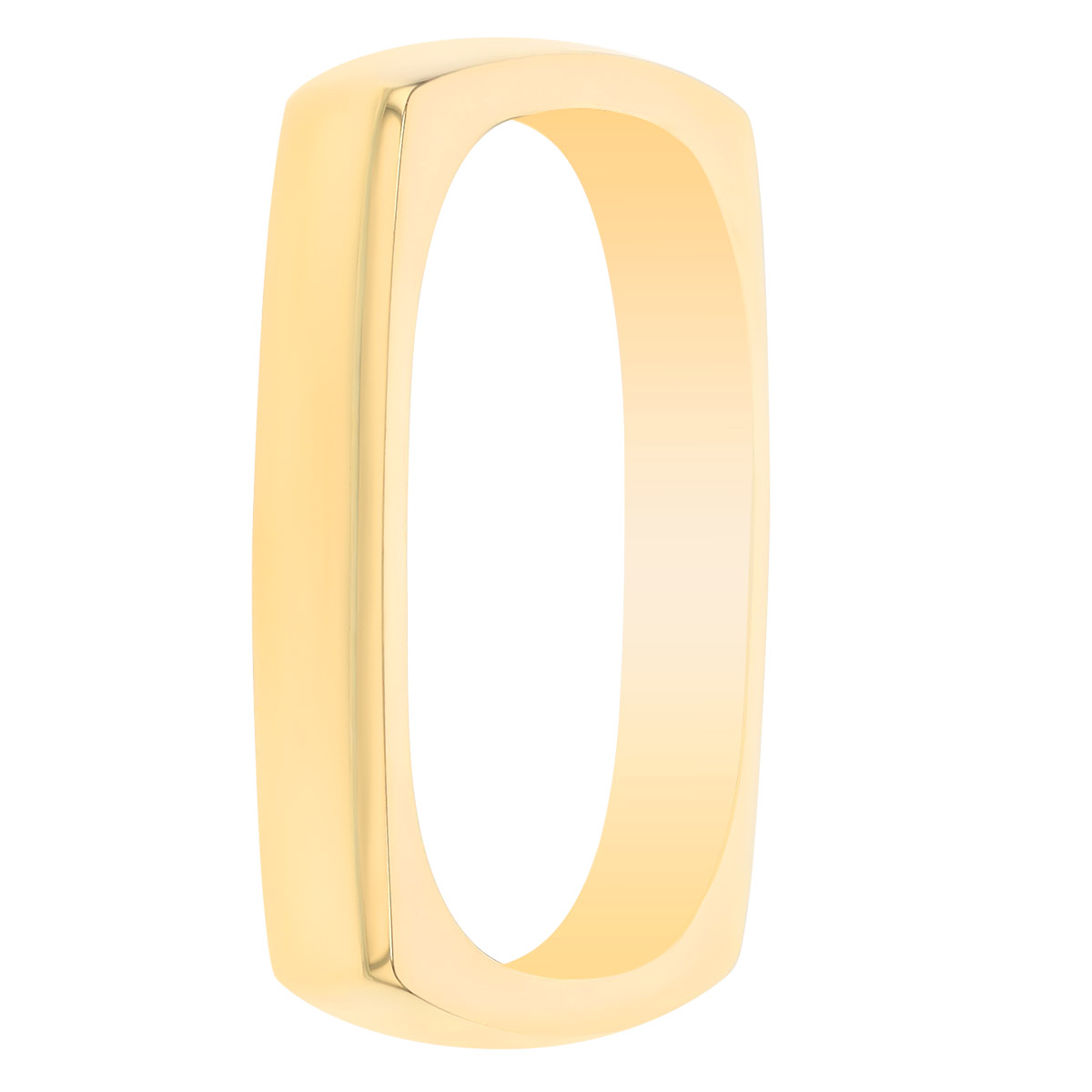 Yellow Gold Square Band Ring