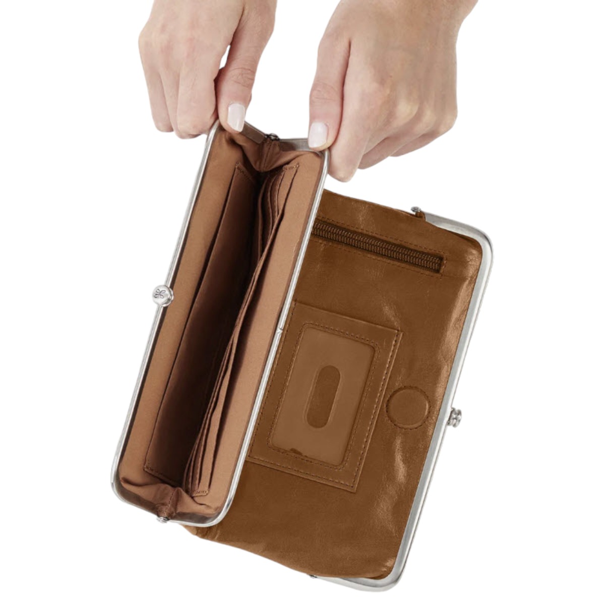HOBO Lauren Clutch Wallet, Truffle