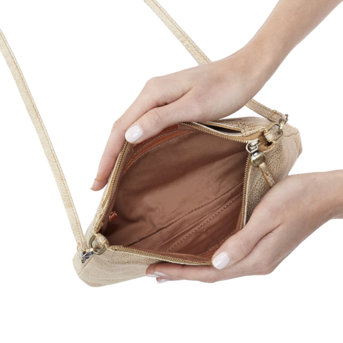 HOBO Darcy Crossbody, Gold Leaf