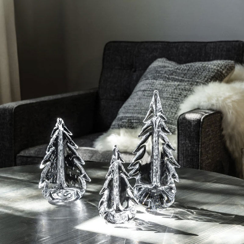 Simon Pearce Vermont Bubble Evergreen, 12