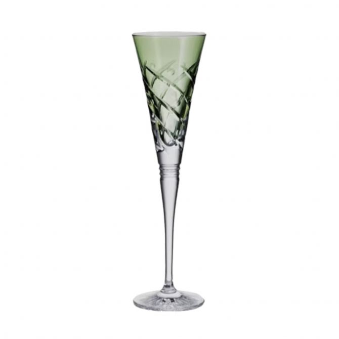 Waterford Winter Wonders Flute, Mistletoe Green