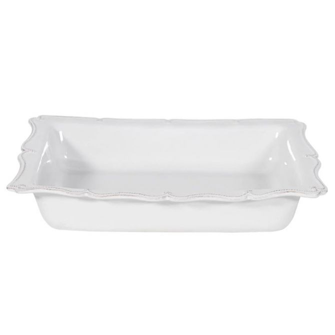 Juliska Berry and Thread 17" Rectangular Baker, Whitewash