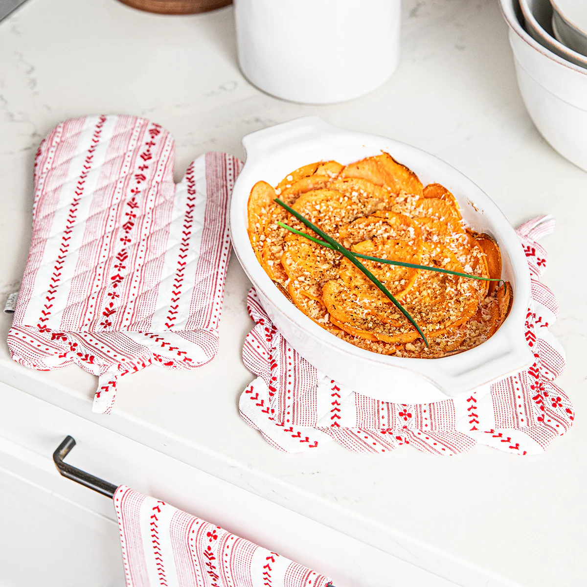 Juliska Puro Whitewash Oval Baker, 12