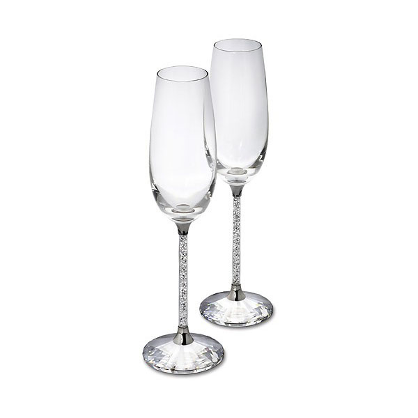 Swarovski Champagne Toasting Flutes
