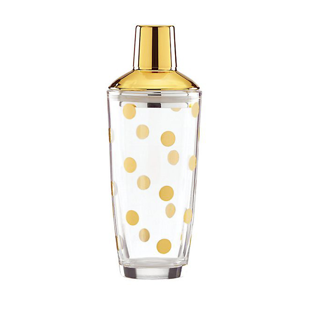 Kate Spade Gold Dot Cocktail Shaker 857838 Borsheims