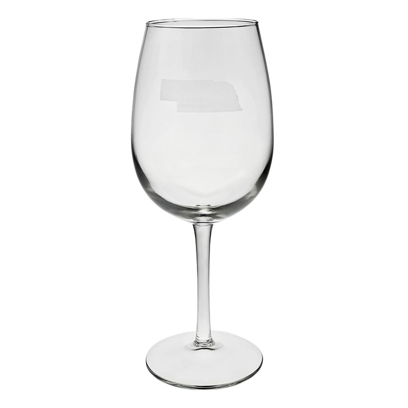 Maple Leaf At Home Nebraska Stemmed Wine Glass