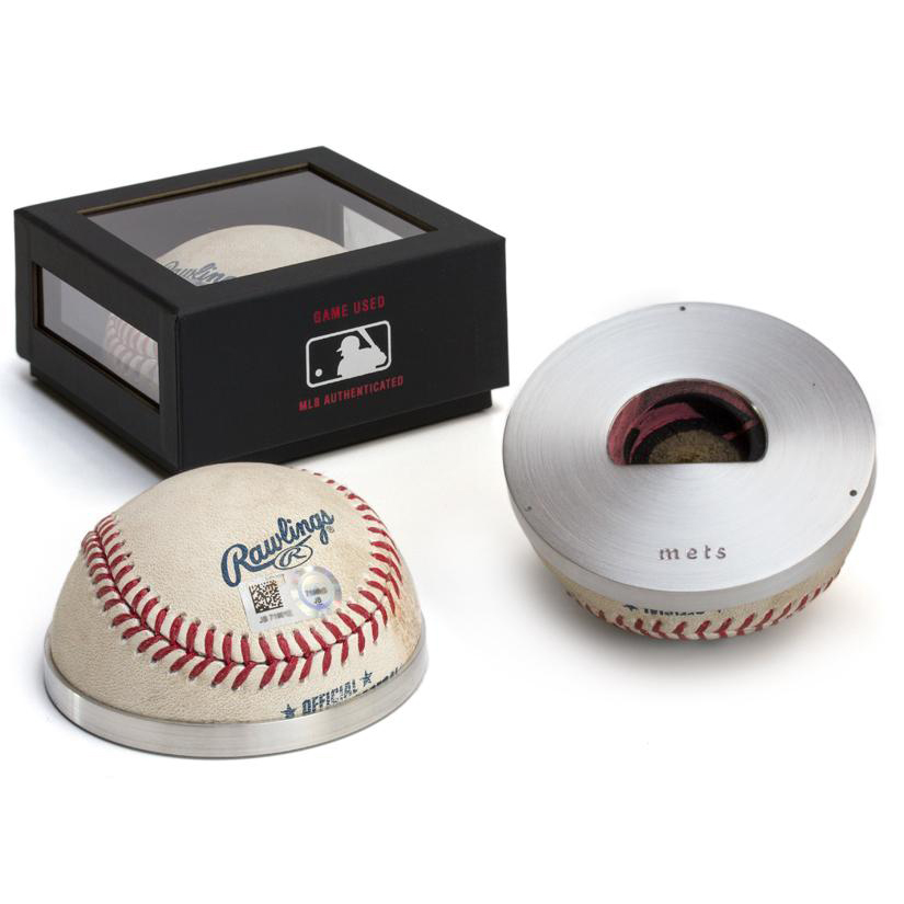 Tokens & Icons New York Mets Game Used Baseball Bottle Opener