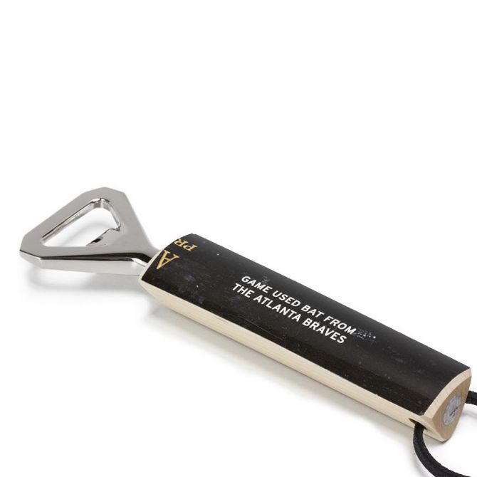 Tokens & Icons Atlanta Braves Game Bat Bottle Opener