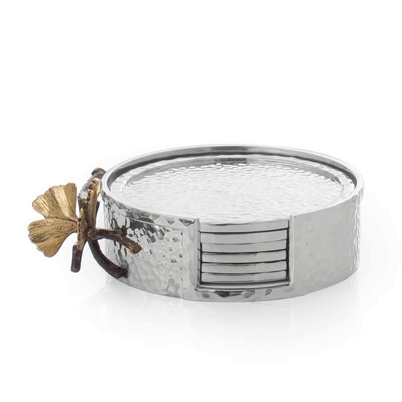 Michael Aram Butterfly Ginkgo Coaster Set