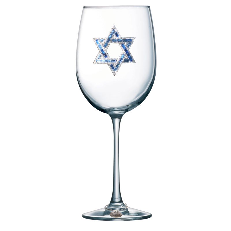The Queens' Jewels Star of David Wine Glass