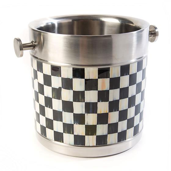MacKenzie-Childs 3260 Courtly Check Ice Bucket