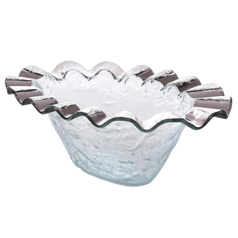 Annieglass Ruffle Wine Cooler, Silver Borsheims
