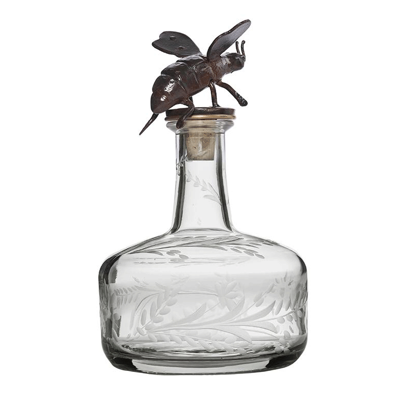 Jan Barboglio Jake with Buzzing Bee Decanter