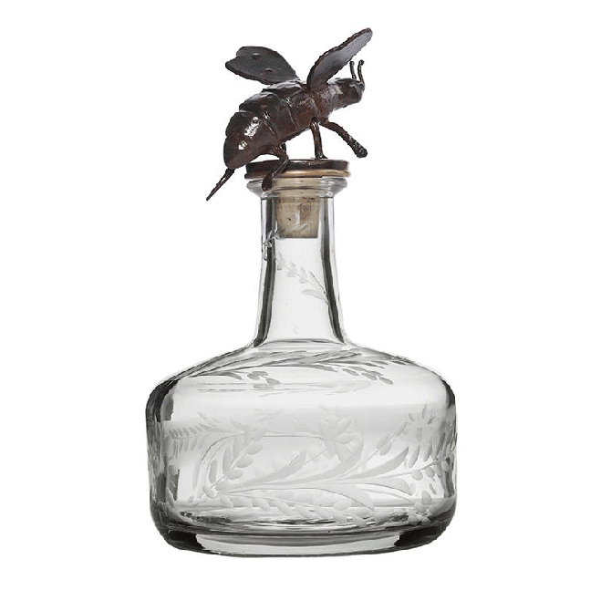 Jan Barboglio Jake with Buzzing Bee Decanter