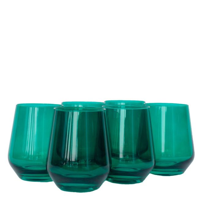 EMERALD ELIXIR WINE GLASS – Lunee Home