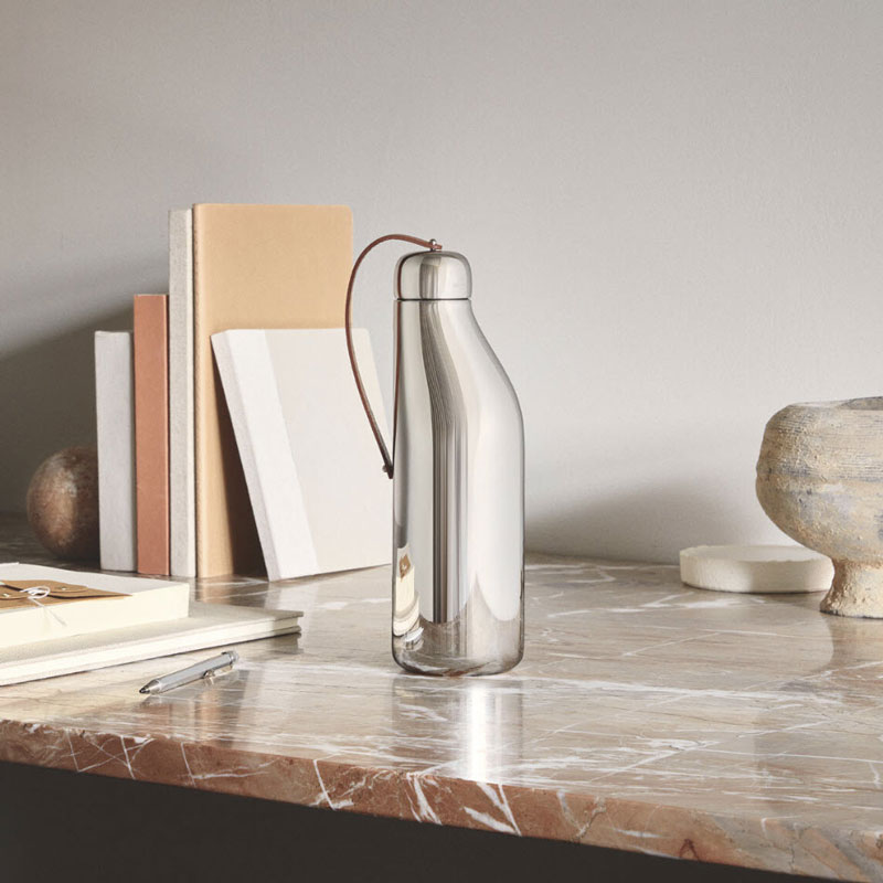 Georg Jensen SKY Water Bottle, Stainless Steel