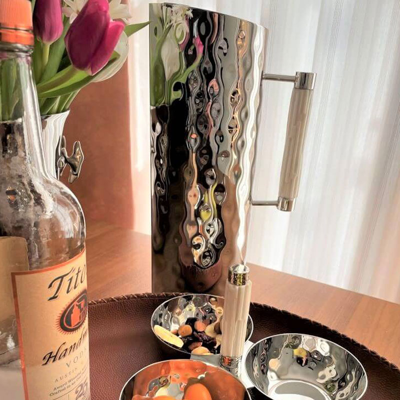 Mary Jurek Tundra Pitcher with White Resin