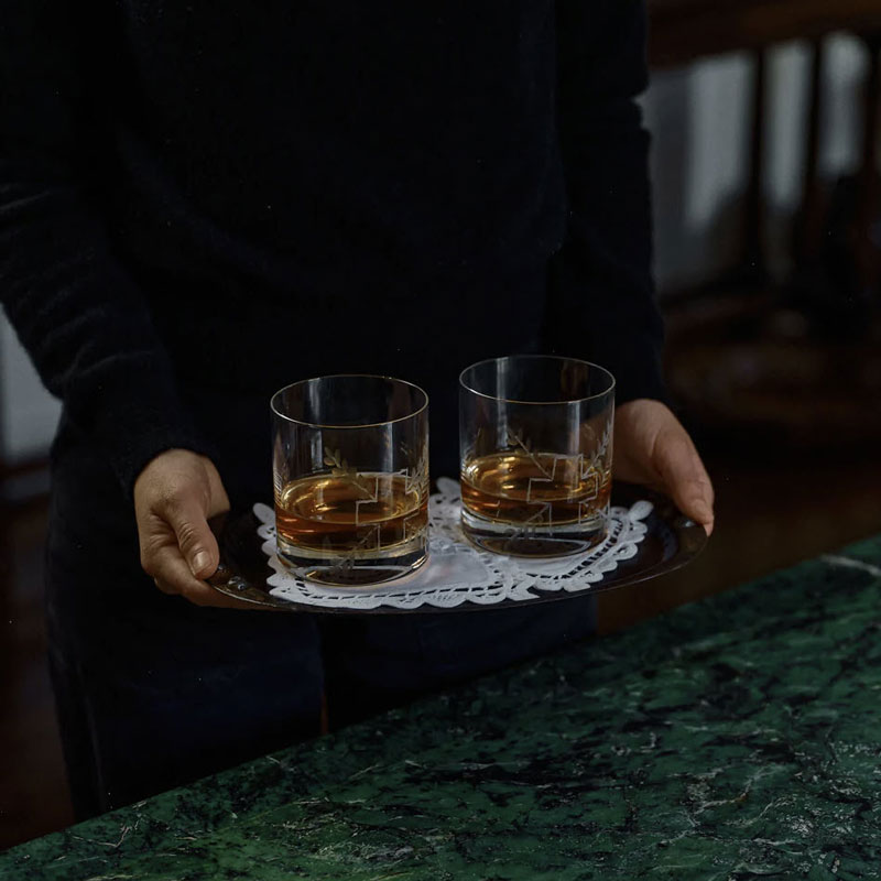 Jan Barboglio Imperio Vaso Double Old Fashioned Glasses, Set of 2