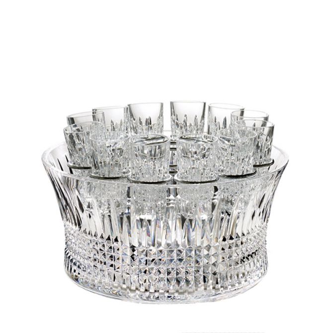 Waterford Lismore Diamond 12" Vodka Chiller Set