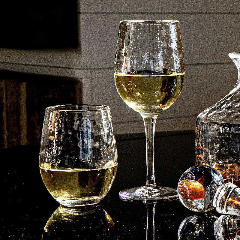 Juliska Puro Stemless White Wine Glass