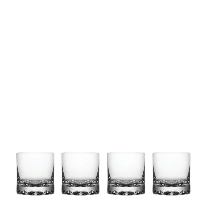 Orrefors Erik Double Old Fashioned, Set of 4