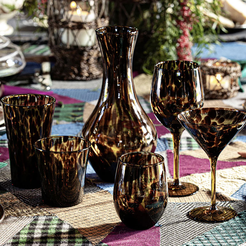 Juliska Puro Large Tumbler, Tortoiseshell