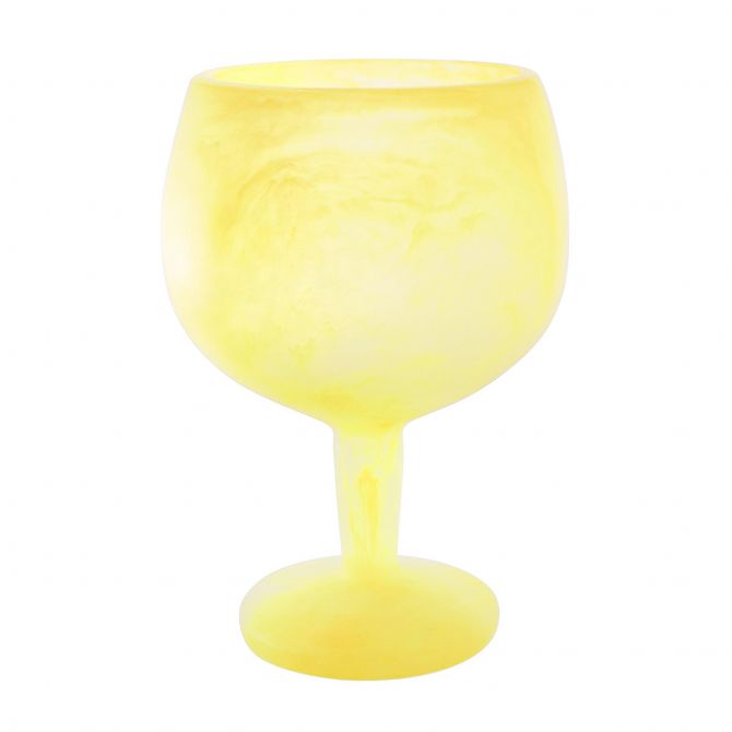 Nashi Goblet, Yellow Swirl
