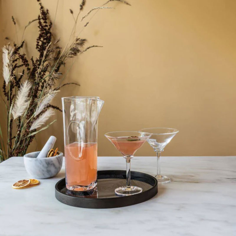 Simon Pearce Woodbury Martini Glass