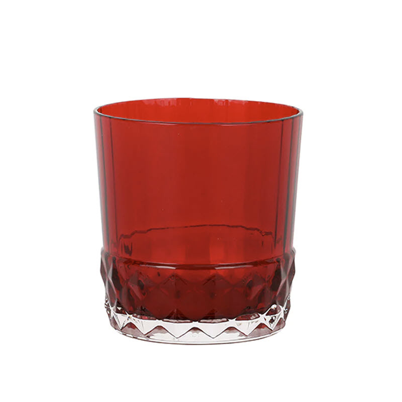 Vietri Deco Short Tumbler, Red