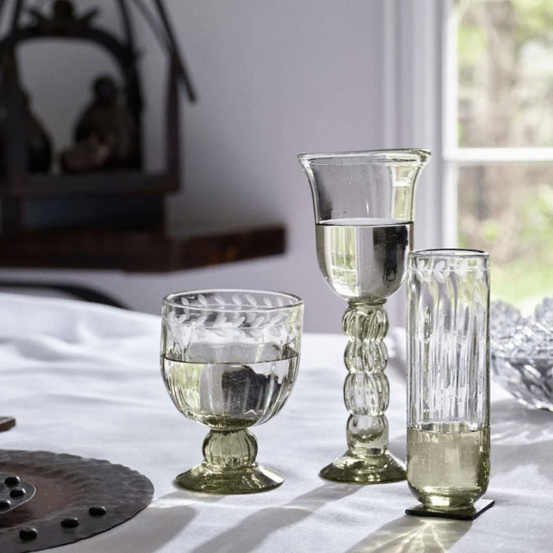 Jan Barboglio Pera Copa Stemmed Glass