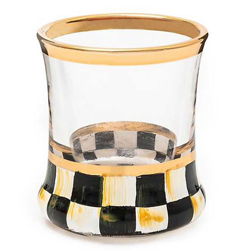 MacKenzie-Childs Courtly Check Shot Glass