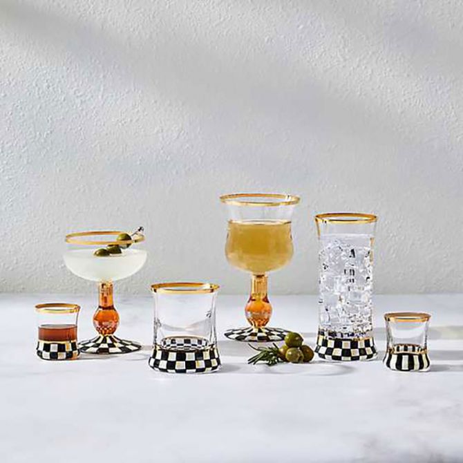Courtly Stripe Shot Glass - Thumbnail 3