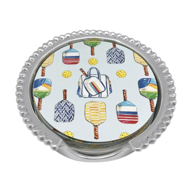 Mariposa Pickleball Served All Day Coaster - Thumbnail 4