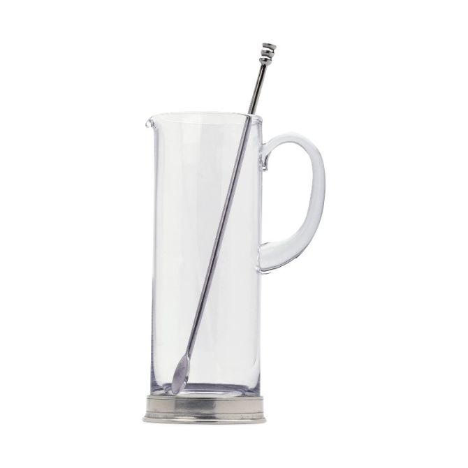Match Pewter Martini Pitcher And Cocktail Stirrer Set