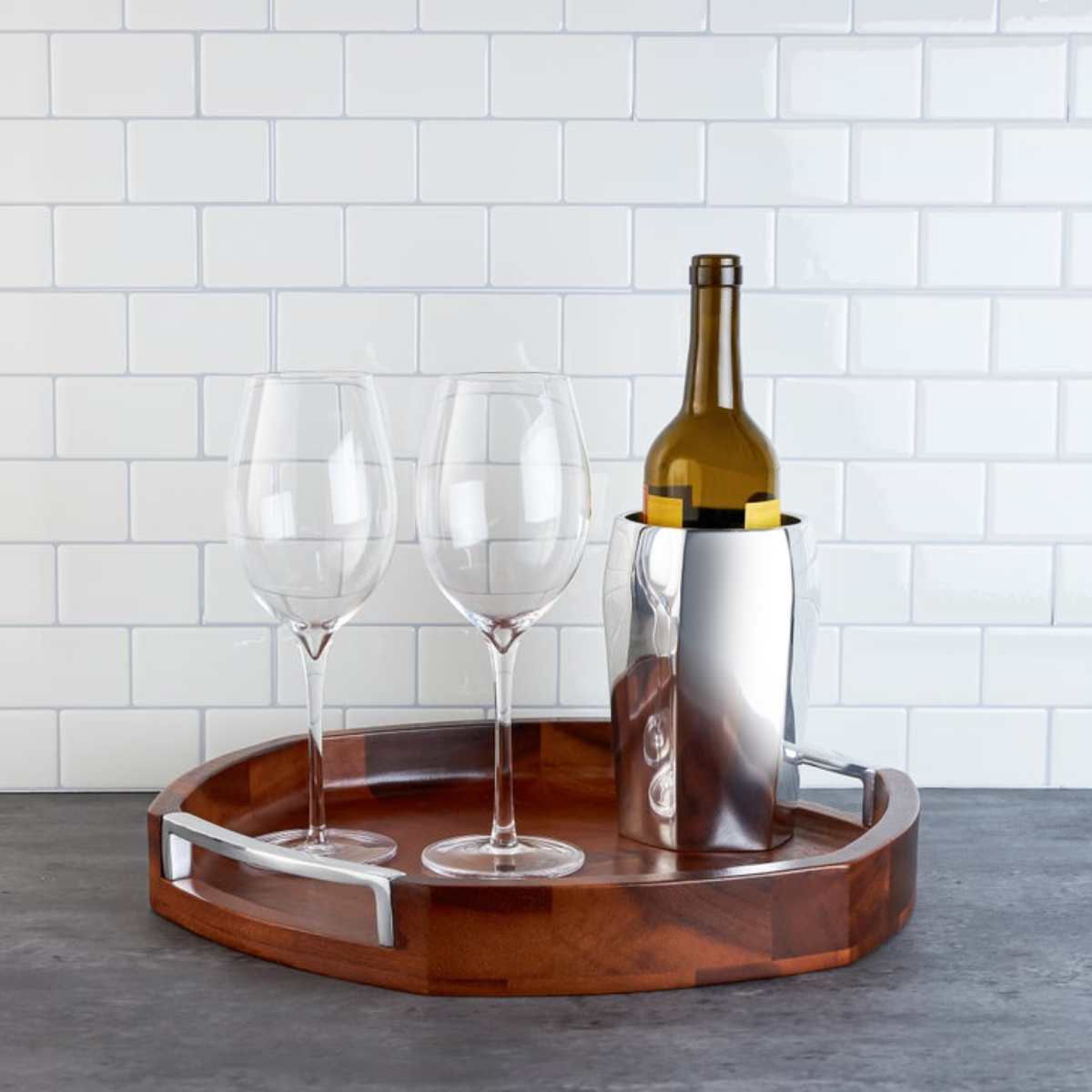 Nambe Rivet Wine Chiller