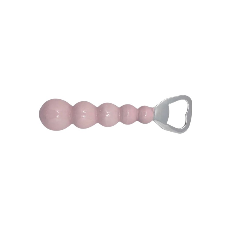 Mariposa Pearled Bottle Opener, Pink