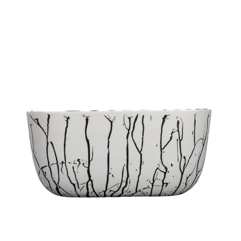 Nashi Black with White Splatter Party Bucket