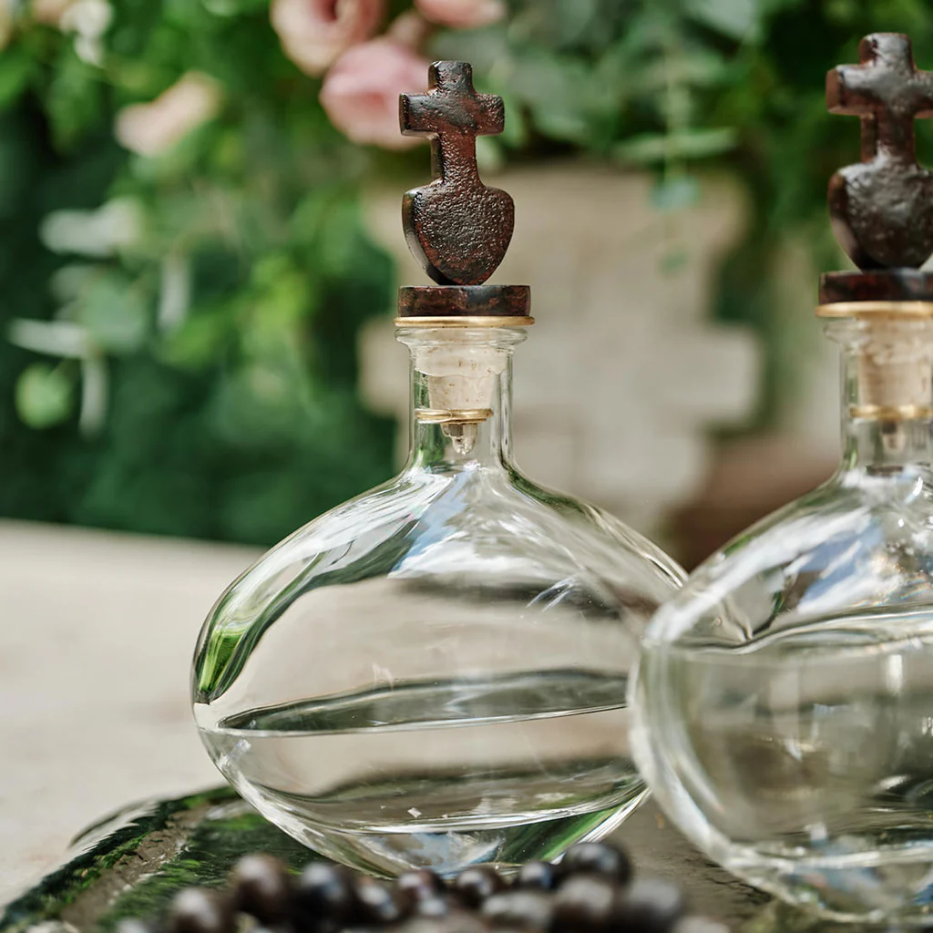 Jan Barboglio Bendita Vida Decanter with Heart Stopper