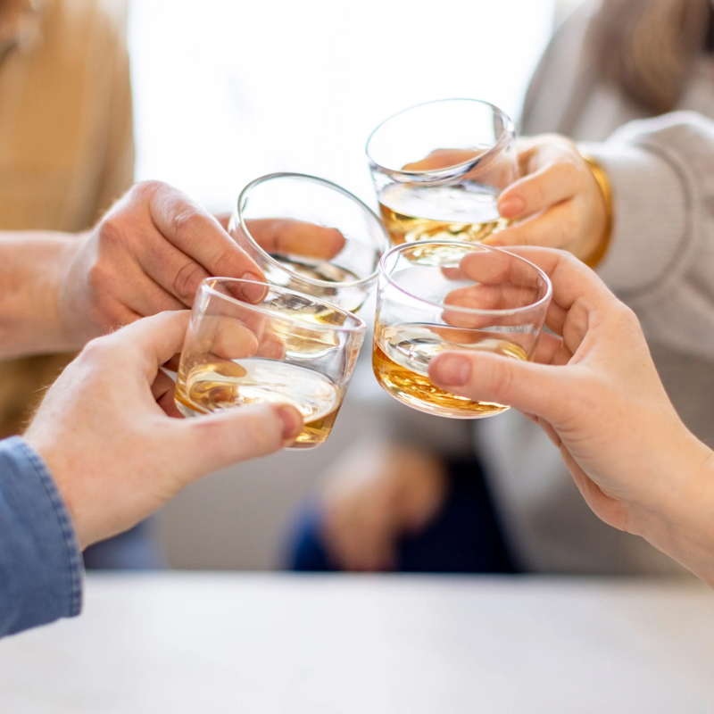 Simon Pearce Walden Set of 4 Glasses, Small